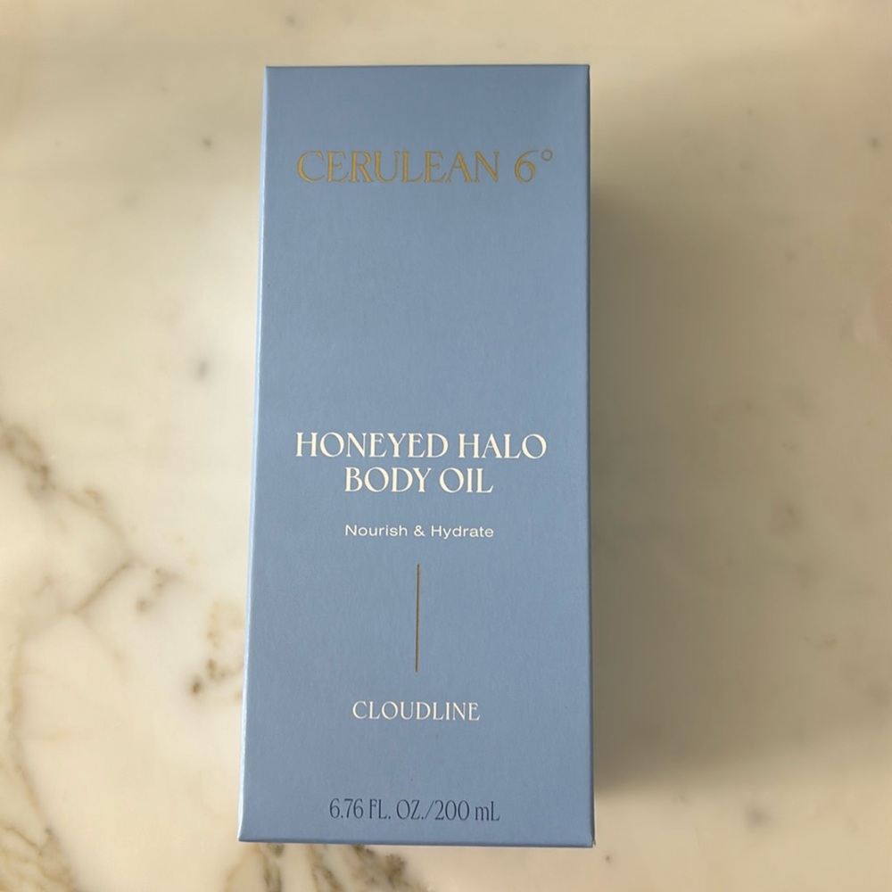 Cerulean 6 honeyed halo body oil